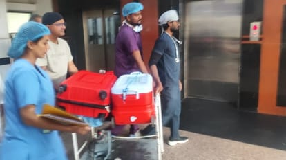 रोहतक पीजीआई से बना ग्रीन काॅरिडोर