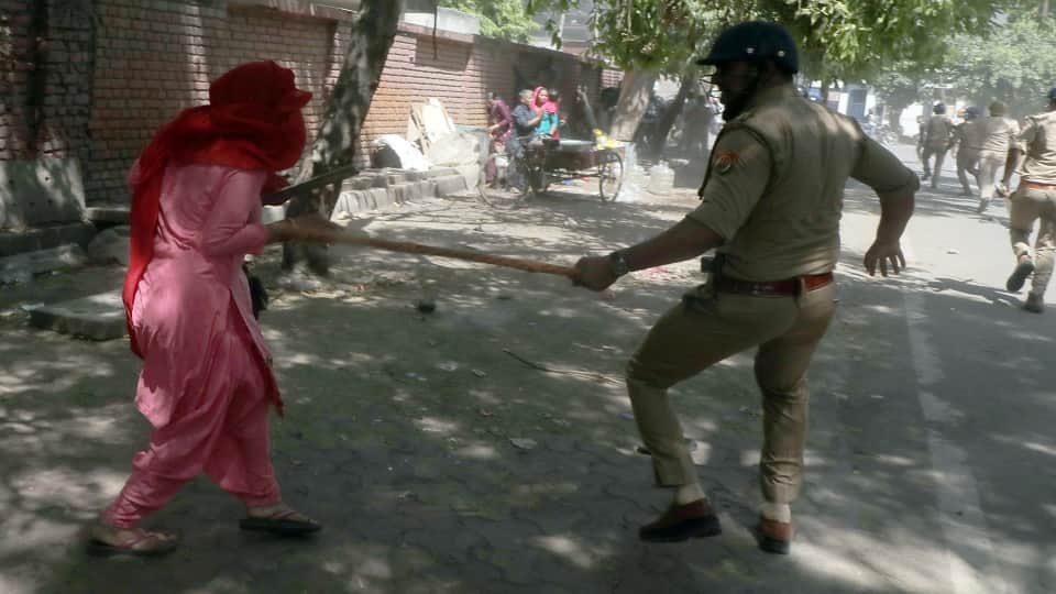 Noida labour protest 13 years ago also there was violent protest over salary