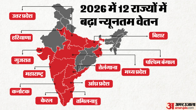 Noida Workers Protest: 2026 में यूपी समेत 12 राज्यों ने बढ़ाया फैक्टरी कर्मियों का न्यूनतम वेतन; अब कहां-कितना Noida Workers Protest: 2026 में यूपी समेत 12 राज्यों ने बढ़ाया फैक्टरी कर्मियों का न्यूनतम वेतन; अब कहां-कितना