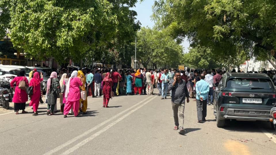 Noida Protest Today Turns Violent Private Company Employees Clash with Police Demand Salary Hike