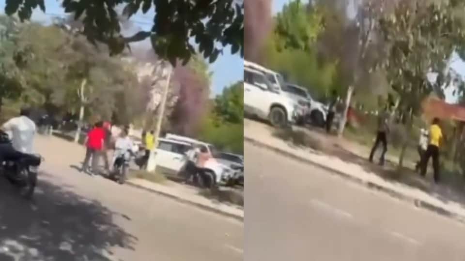 पंजाबी यूनिवर्सिटी में छात्रों के बीच झड़प।