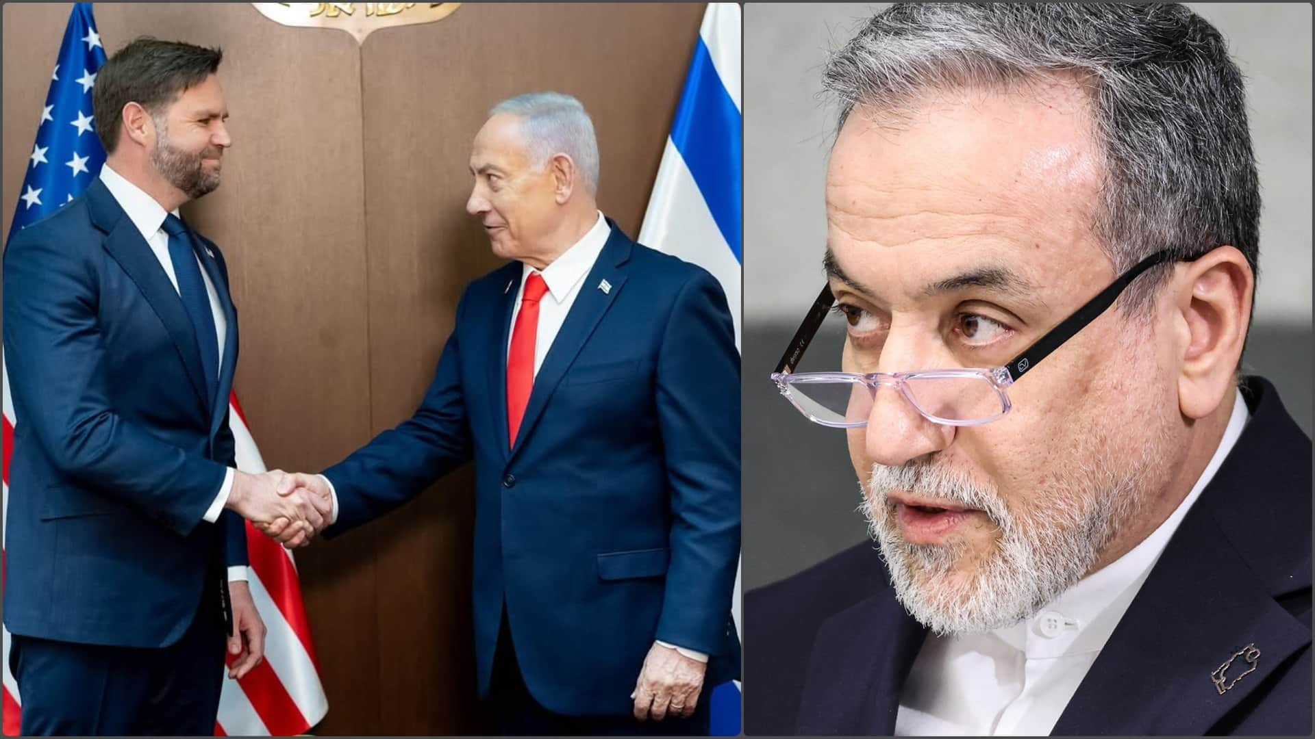 जेडी वेंस, नेतन्याहू और अब्बास अराघची