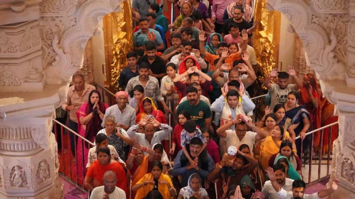 Ram Mandir Darshan begins all temples within complex including Shri Ram Janmabhoomi