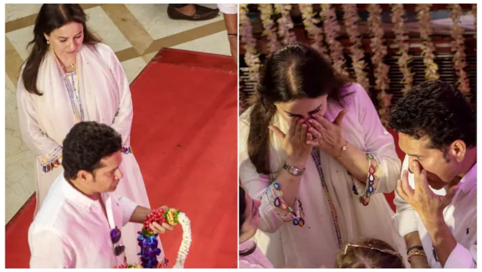 सचिन ने आशा भोसले के अंतिम दर्शन किए