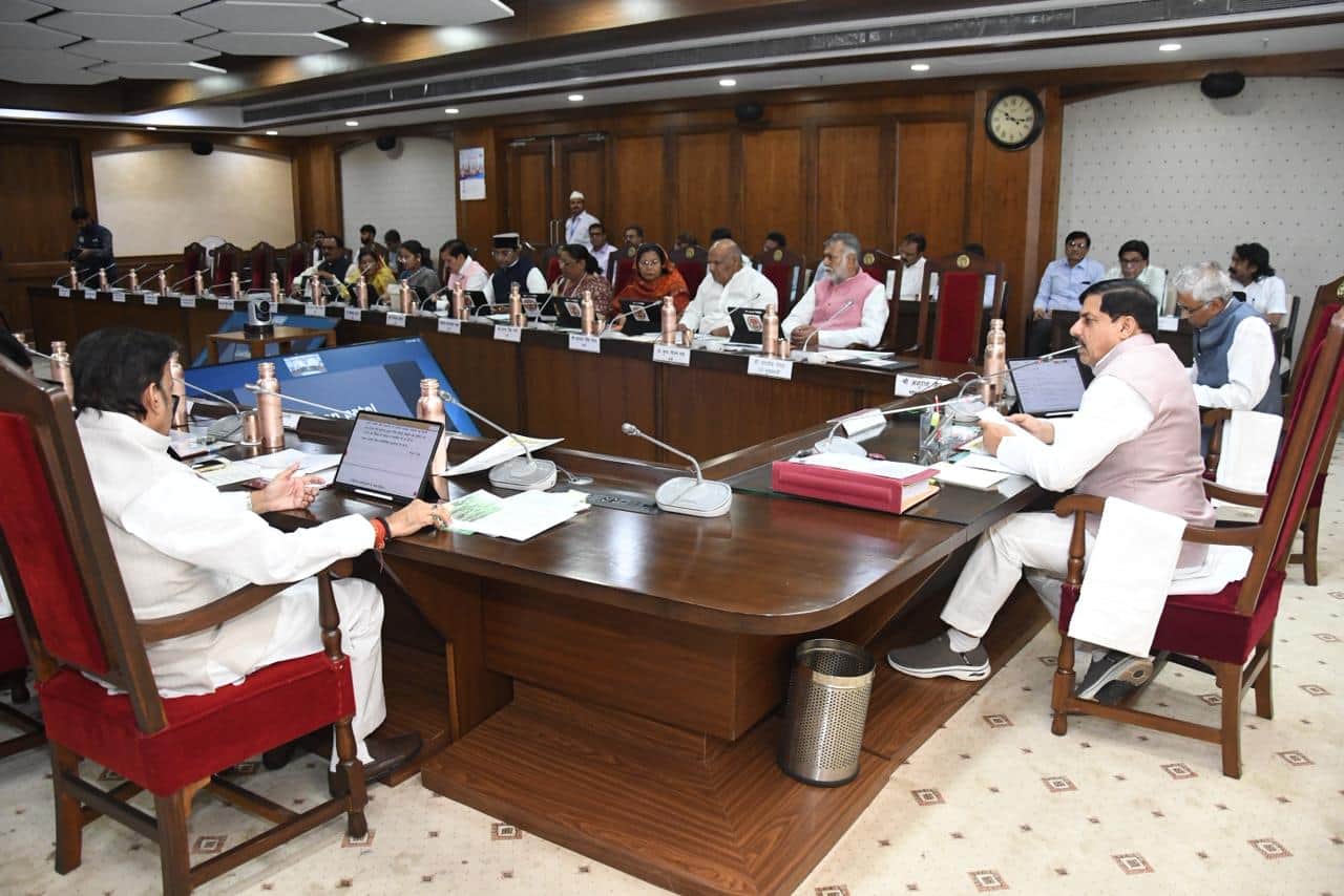 सीएम मोहन यादव की अध्यक्षता में कैबिनेट बैठक