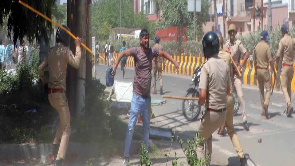 Noida labour protest 13 years ago also there was violent protest over salary