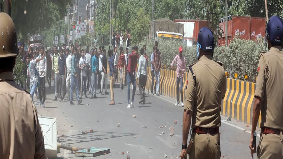 Noida labour protest 13 years ago also there was violent protest over salary