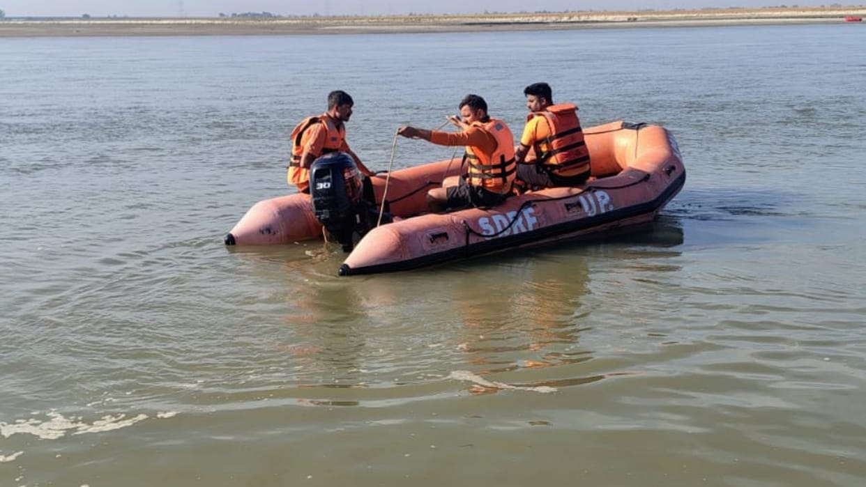 Three people fell into the Chenab River, a four-month-old child died