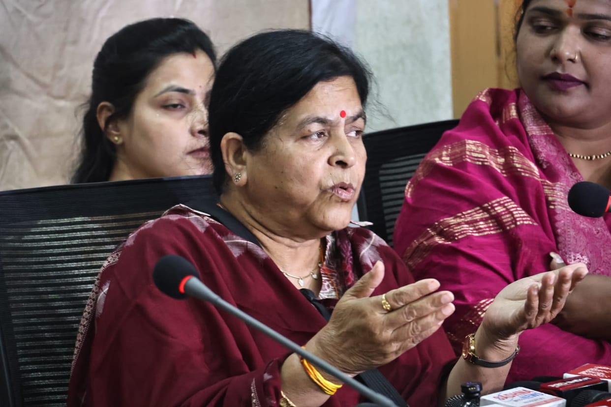 Indore: Former minister Usha Thakur said - Vande Mataram was sung at the Rajwada, Indore residents will forgiv
