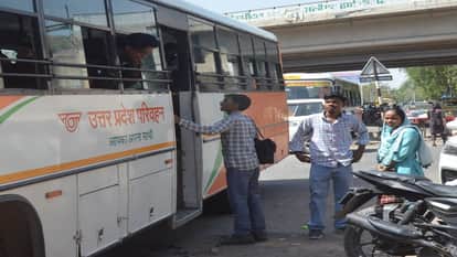 Buses stopping away from Aligarh city
