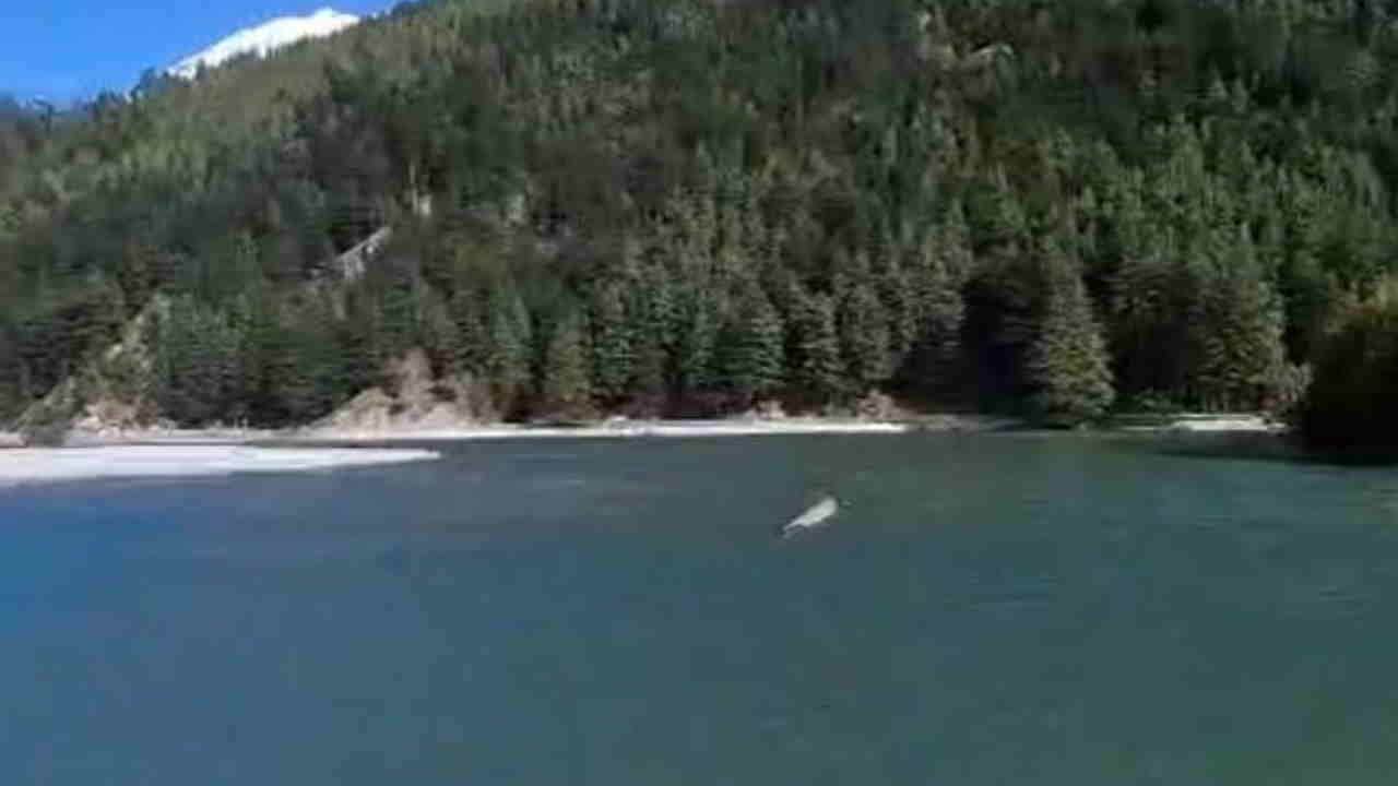 हर्षिल में भागीरथी में बनी झील बनेगी खतरा