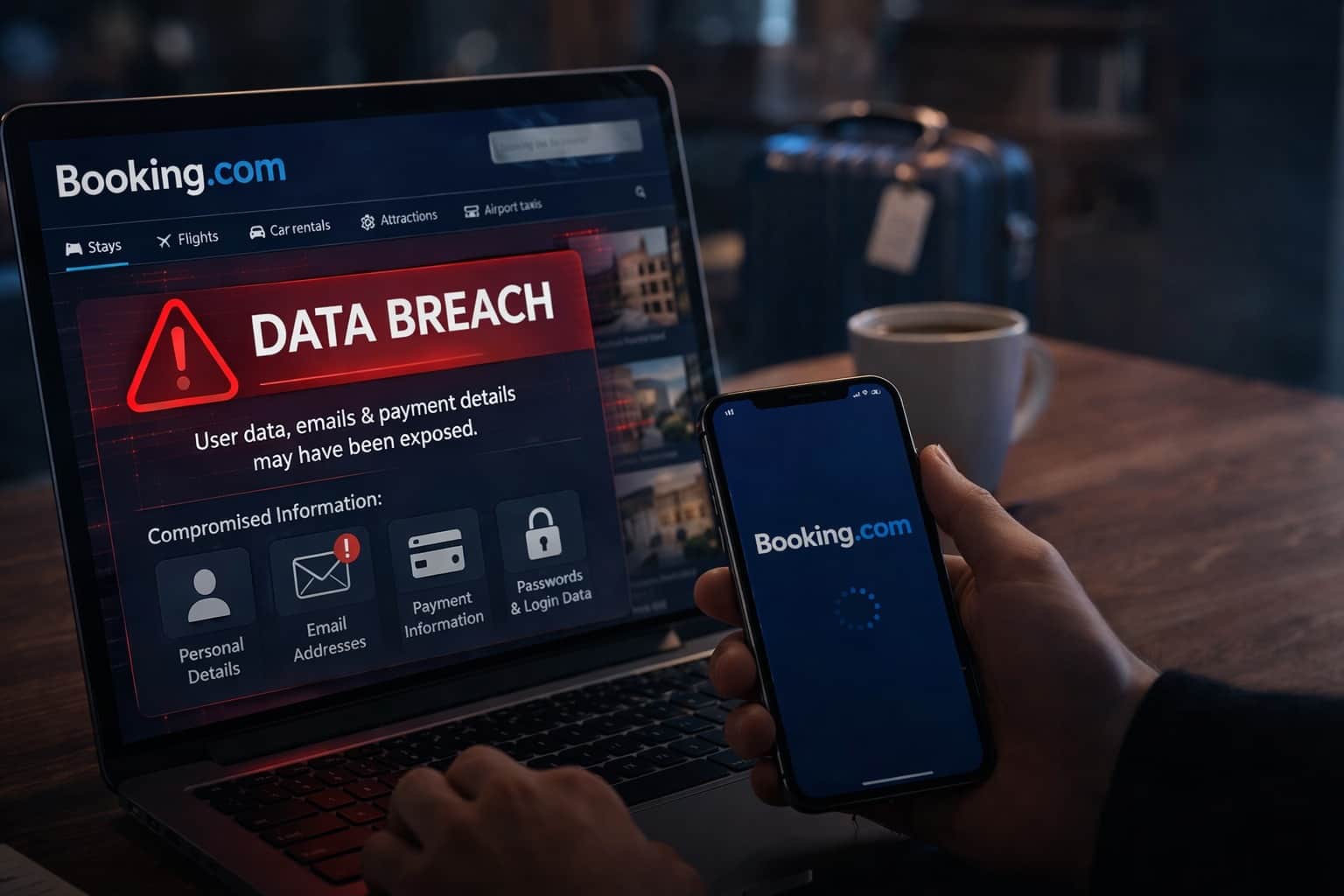 बुकिंग.कॉम वेबसाइट पर यूजर्स की पर्सनल डिटेल्स हुई लीक