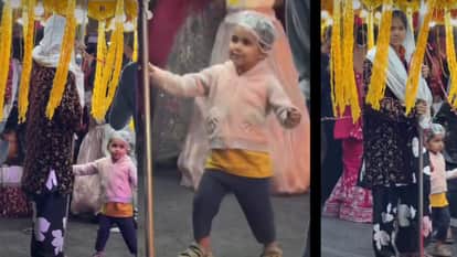 Mother who was working with wedding band while kid playing along won the hearts of the netizens viral video