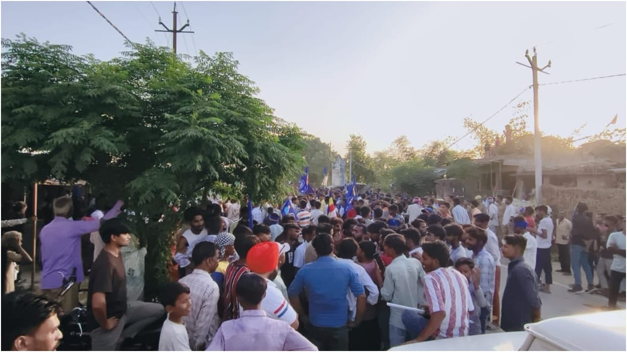 Uproar Over Vandalism of Ambedkar Statue Arson and Stone-Pelting in Lakhimpur Kheri