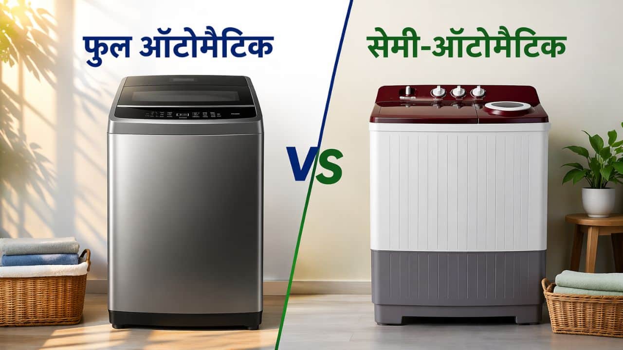 full automatic vs semi automatic washing machine which is better hindi