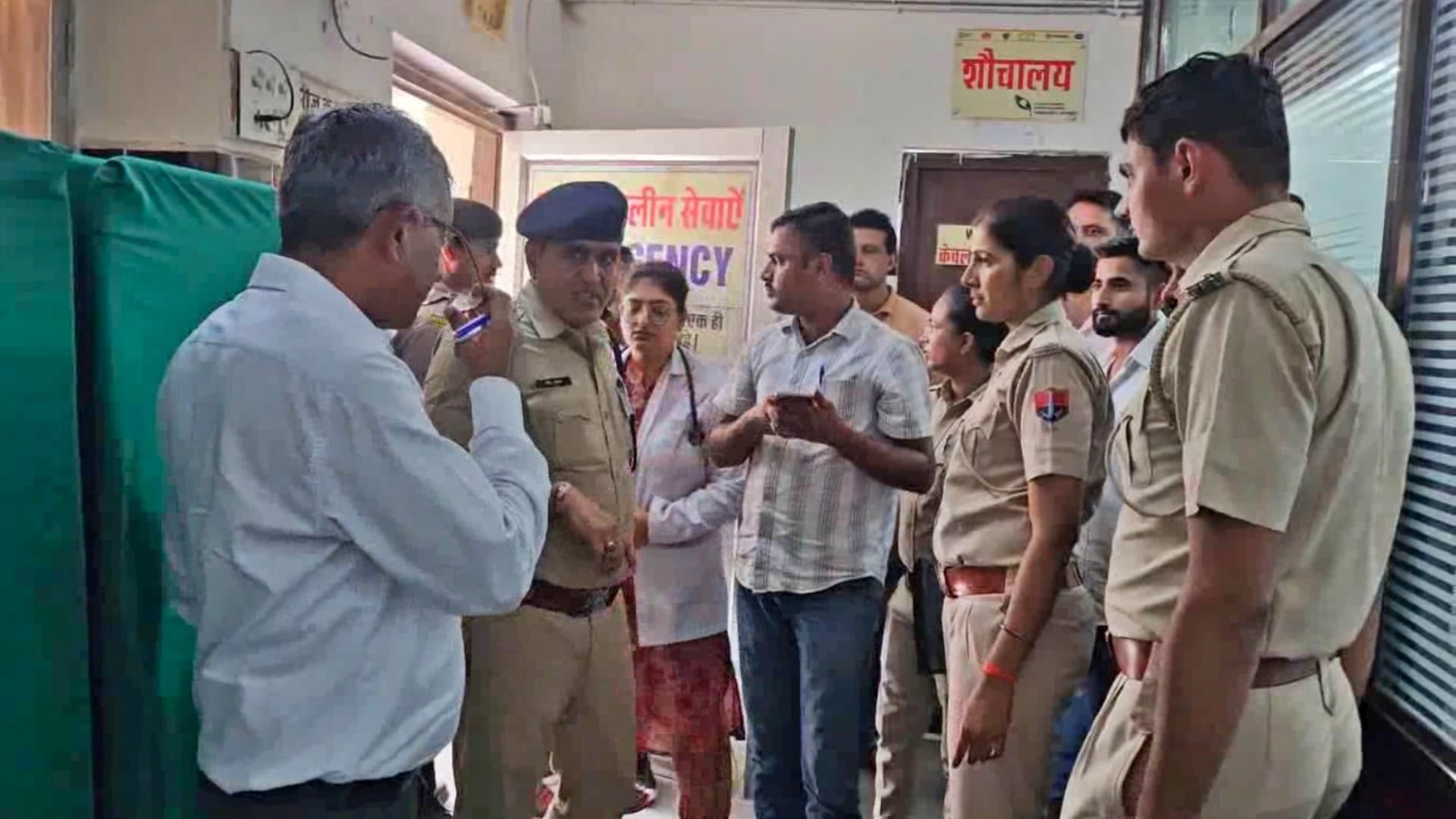 हादसे की जांच में जुटी पुलिस