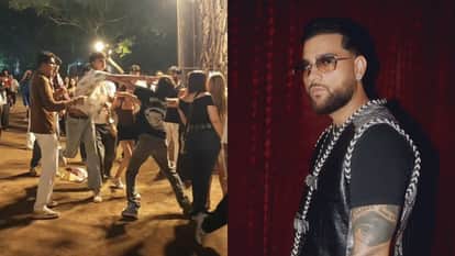 fighting in Karan Aujlas Mumbai 2 0 Concert video goes viral of Kicks and punches