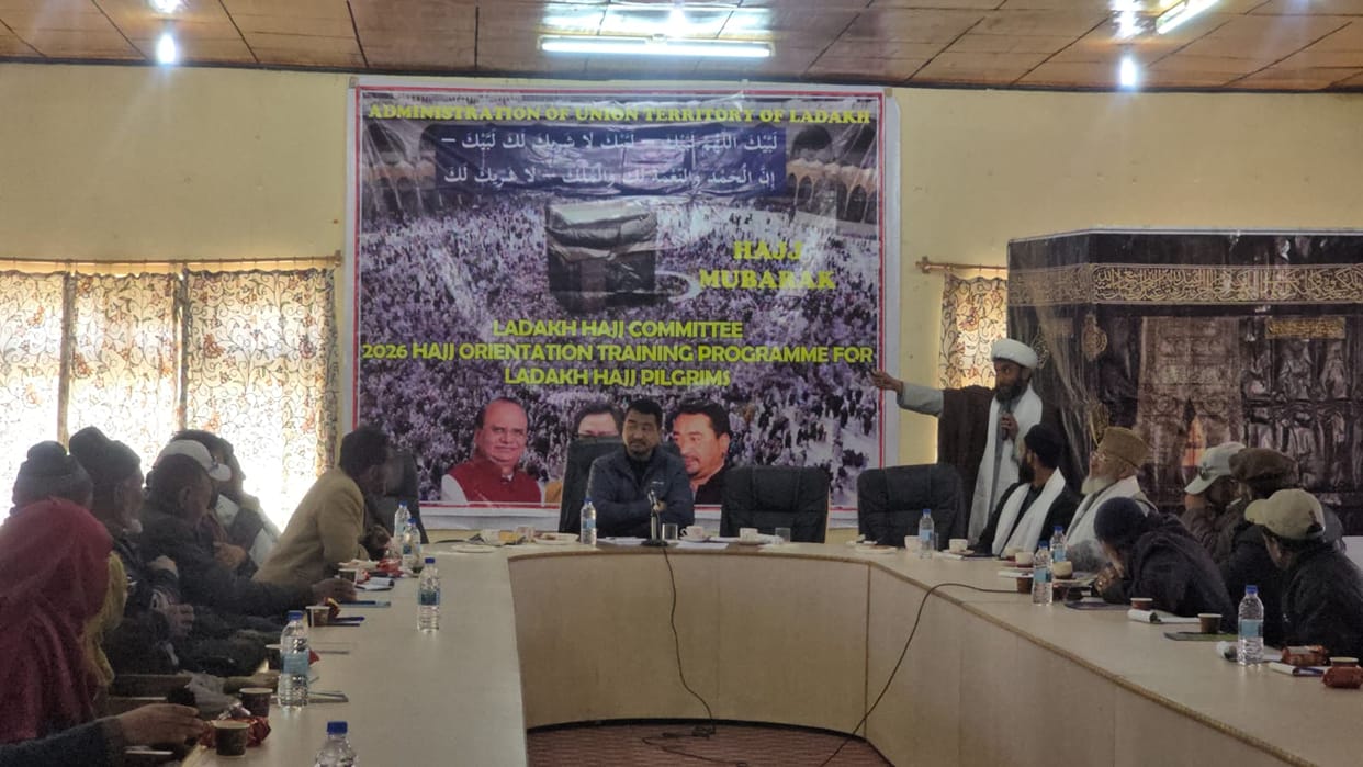 Preparations for Haj 2026 intensify in Kargil, special training programme organised for pilgrims