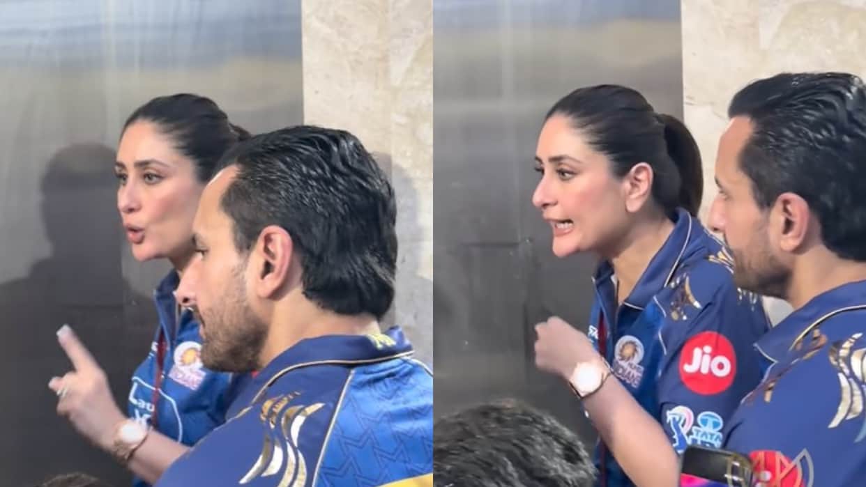 Kareena Kapoor Gets Angry Amid Crowd Chaos At IPL Match With Saif Ali Khan And Kids