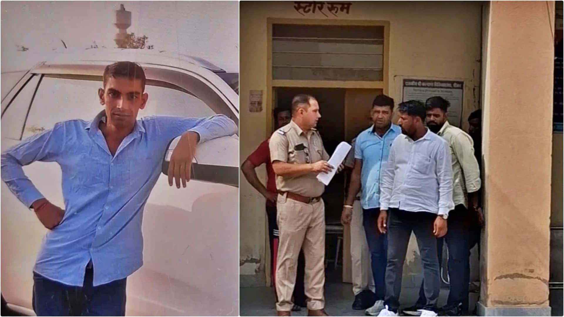 मृतक मंगलचंद (फाइल फोटो), जांच में जुटी पुलिस