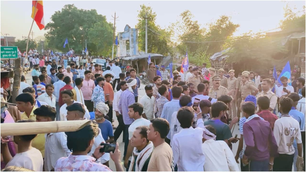 Lakhimpur Unrest 282 accused booked in two cases police deployed in the village