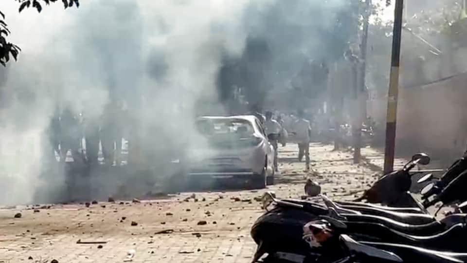 Noida Violence Aftermath Burnt Cars Broken Glass Factories Suffer Crores Loss After Protest