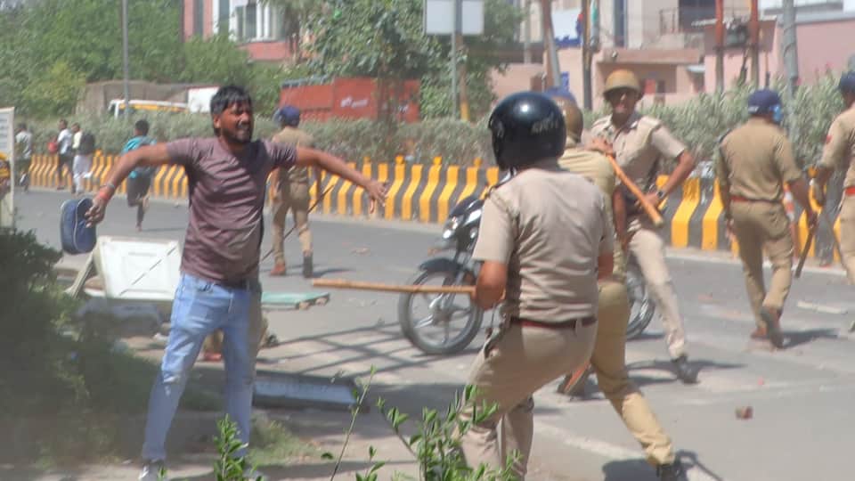Noida Violence Fire Spreads Across Entire City in Two Hours Situation Spirals Out of Control Full Timeline