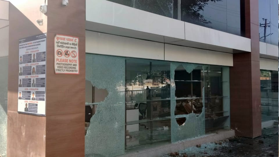 Noida Violence Aftermath Burnt Cars Broken Glass Factories Suffer Crores Loss After Protest