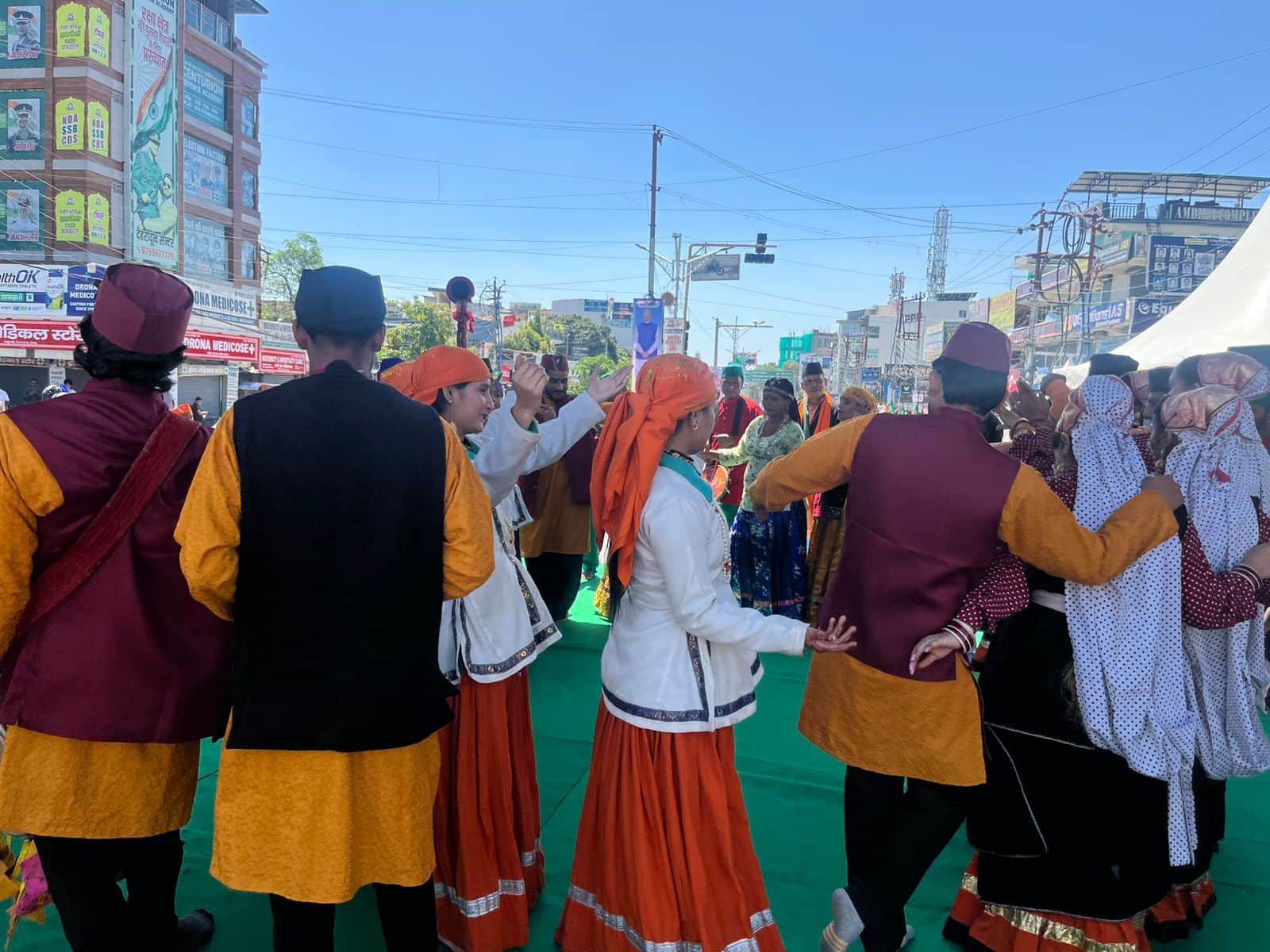 PM Modi Dehradun Visit: Crowds Swarm Streets to Welcome PM Children Arrive Dressed as Modi Photos