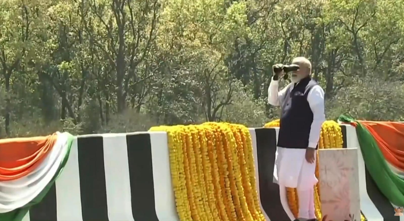 PM Modi Dehradun Visit 12-km roadshow for first time massive crowd turn out Photos