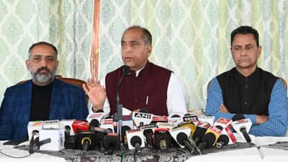 Leader of the Opposition Jairam Thakur Press Conference In Shimla Mandi Murder Case