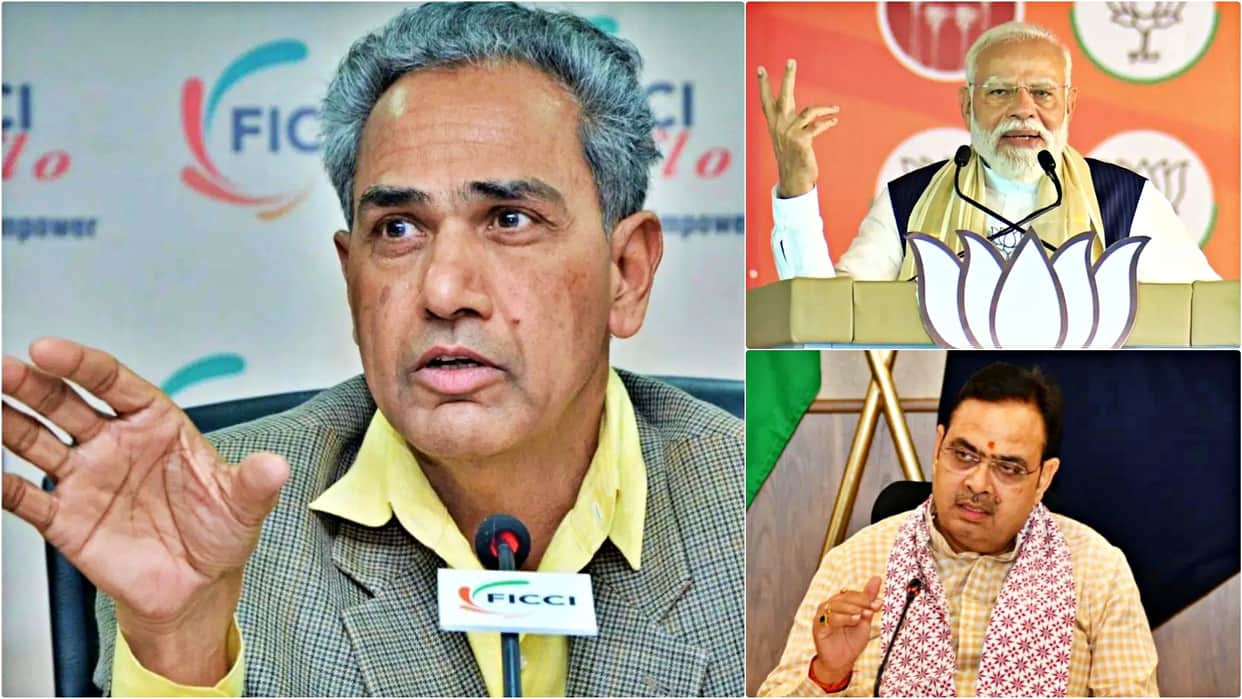 Rajasthan Politics: Ambedkar Jayanti Event Harish Chandra Meena Sharp Statements on PM Modi-CM Bhajanlal