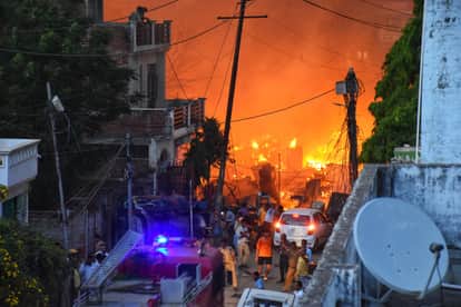 Lucknow fire tragedy: Six children still missing, CM Yogi issues instructions to officials; over 200 homes and