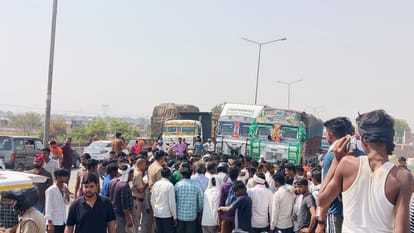 Tragic Accident on Gwalior Highway: Cyclist Killed After Being Hit by Truck