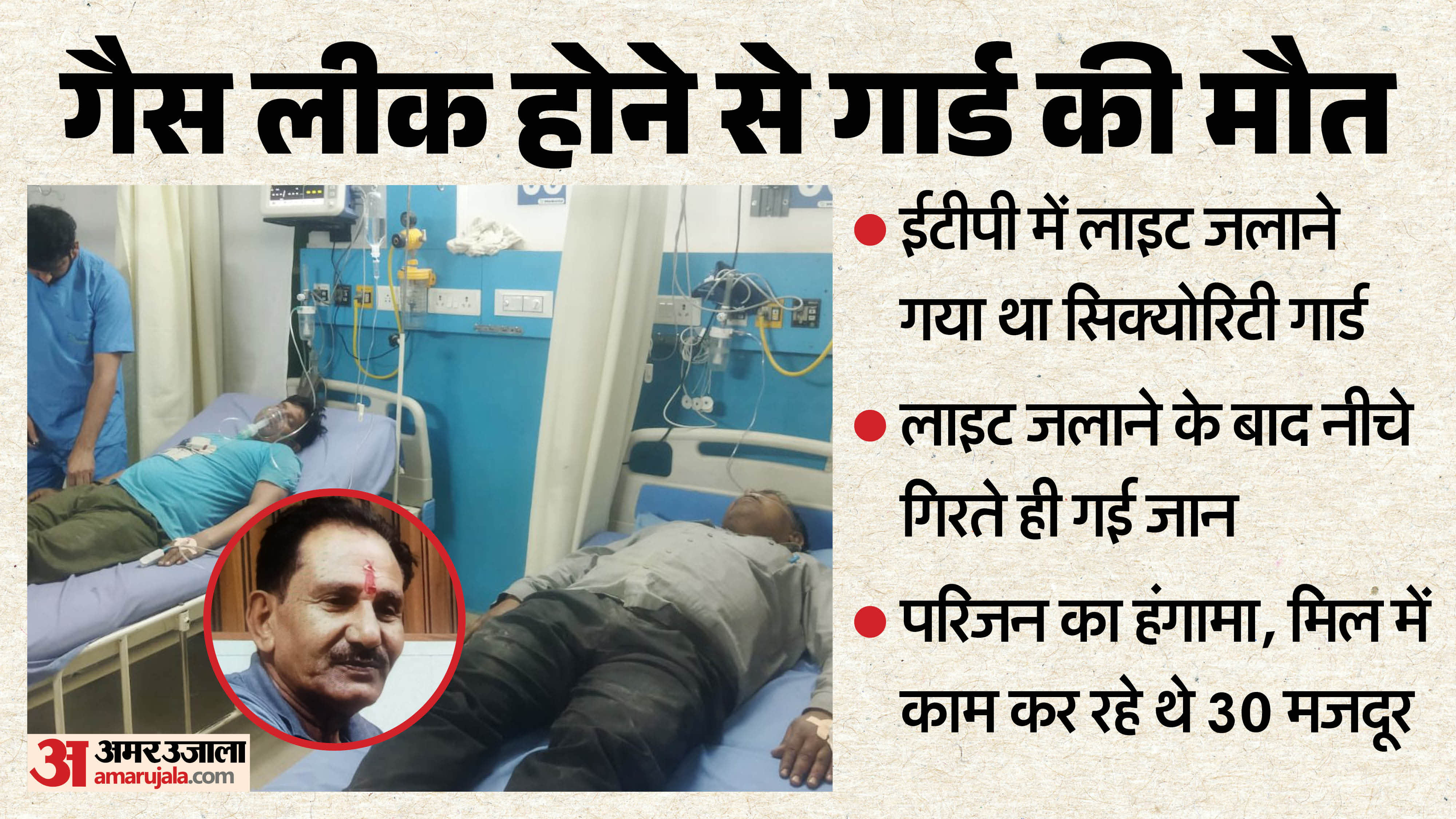 Security Guard Dies Due to Gas Leak Major Accident at Malakpur Sugar Mill in Baghpat