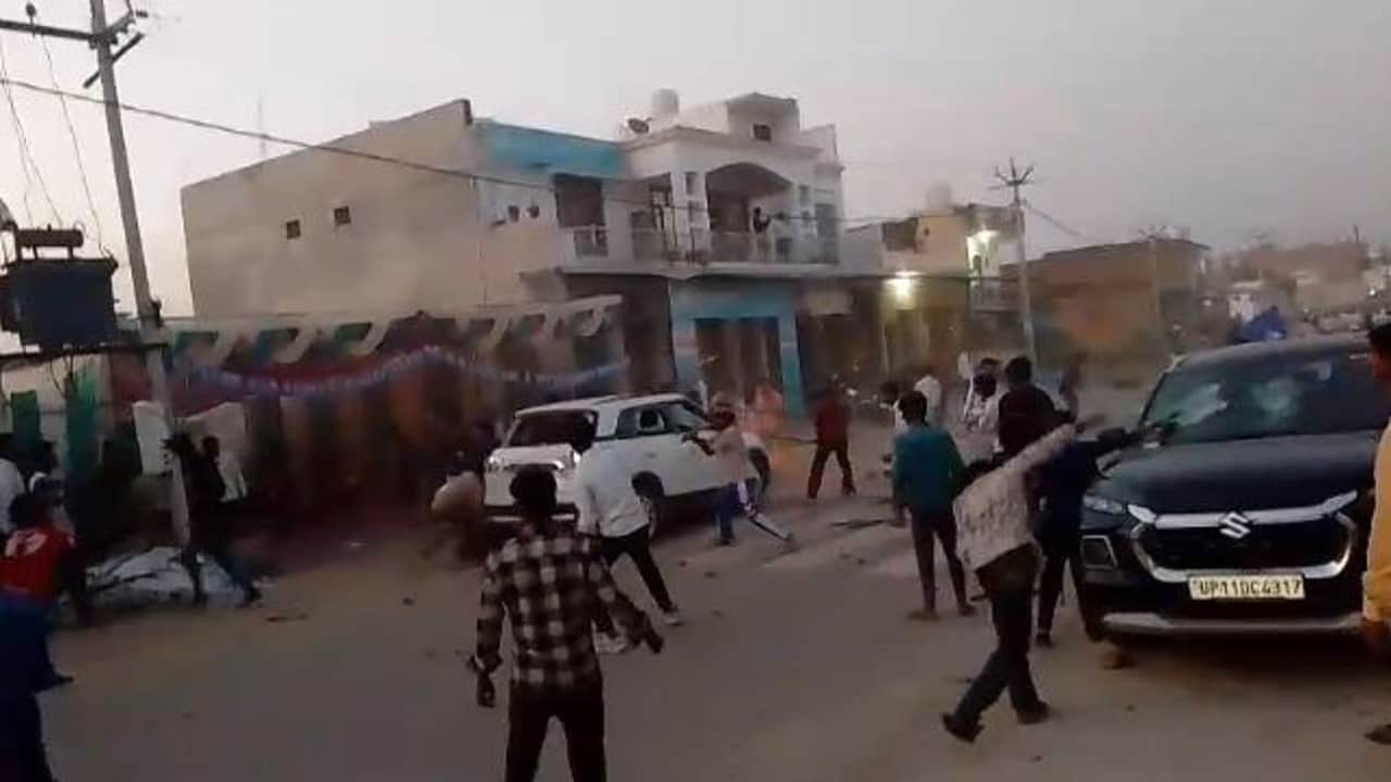 Lakhimpur Unrest 282 accused booked in two cases police deployed in the village