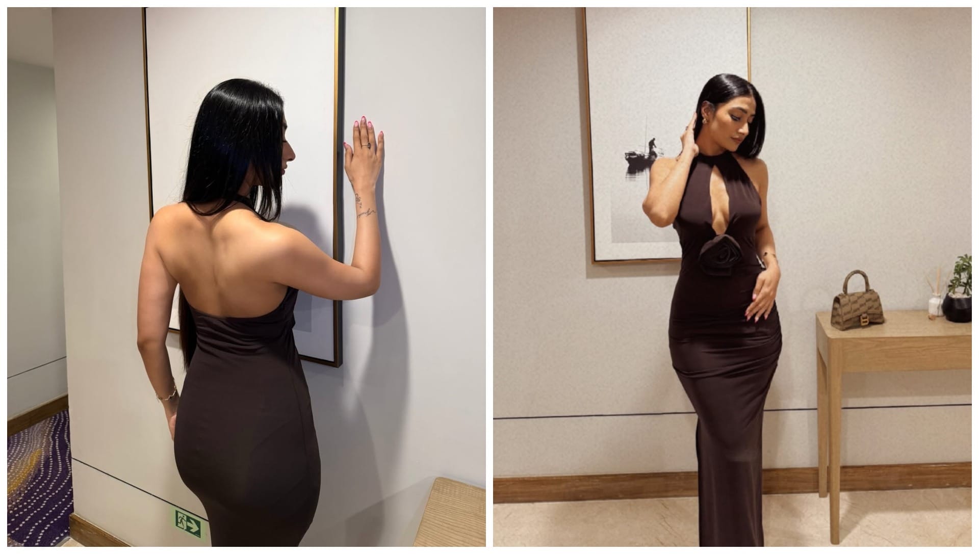 Dhanashree Verma Sets Internet Ablaze in Stunning Gown; Dance with Aparshakti Shresta Iyer Chahal Controversy