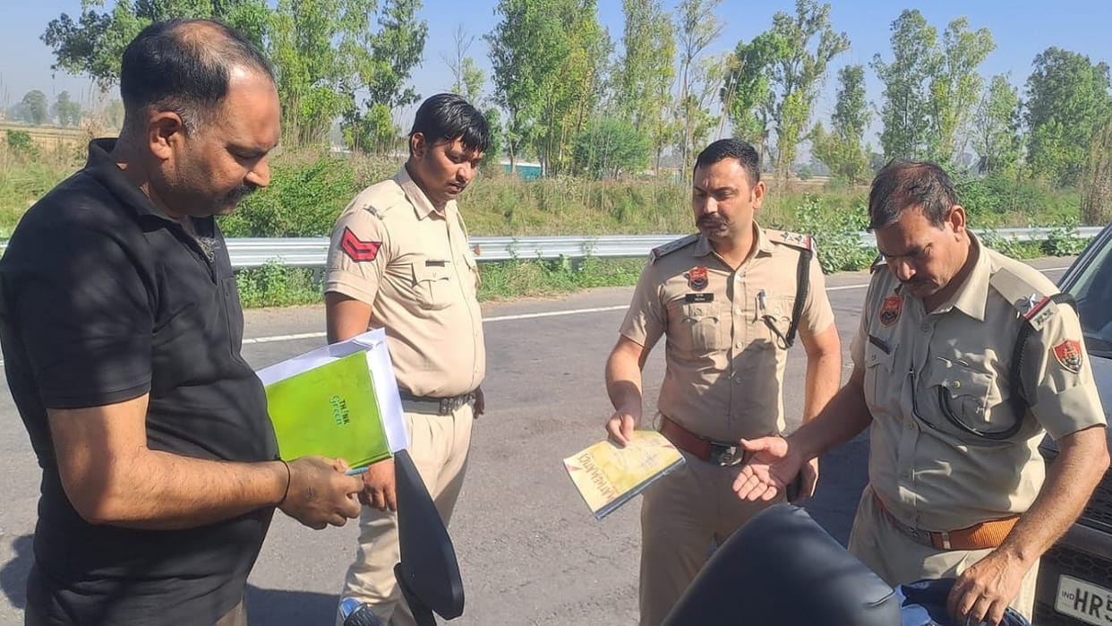 Revolver Cartridges Found in Running Scooter Parked by Canal in Panipat; Class 12 Textbooks Discovered in Bag