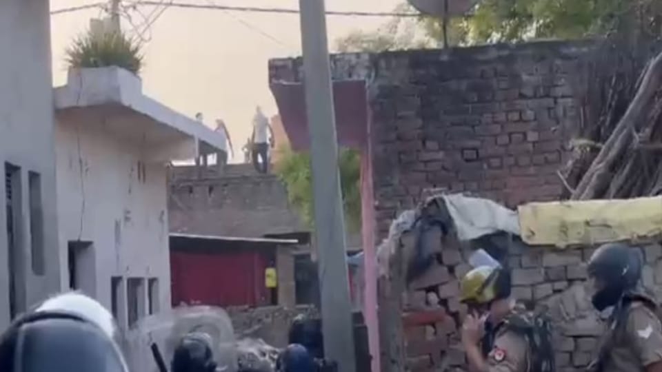 Dispute over this path arose 30 years ago as well Ambedkar Procession Stone-Pelting at Police In Kasganj
