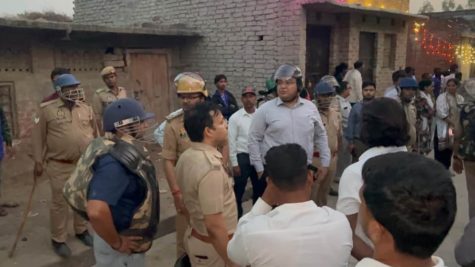 Dispute over this path arose 30 years ago as well Ambedkar Procession Stone-Pelting at Police In Kasganj