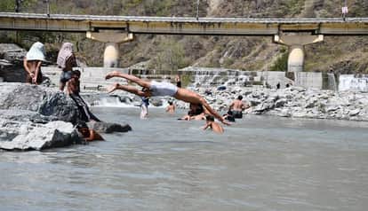 Haldwani recorded a maximum temperature of 36 degrees Celsius