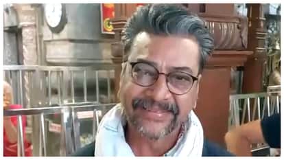 actor Raj Premi attends Bhasma Aarti with wife at Mahakaleshwar Temple in Ujjain