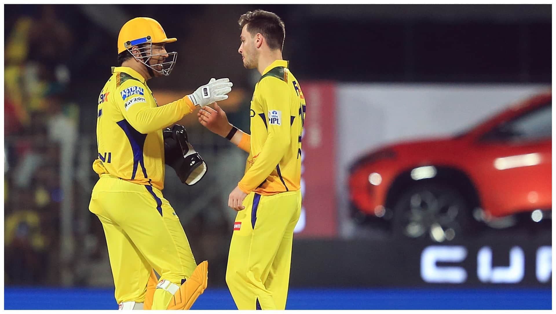 MS Dhoni’s Magic Works Off the Field as Noor Ahmad Shines Again vs KKR IPL 2026 Akeal Hosein