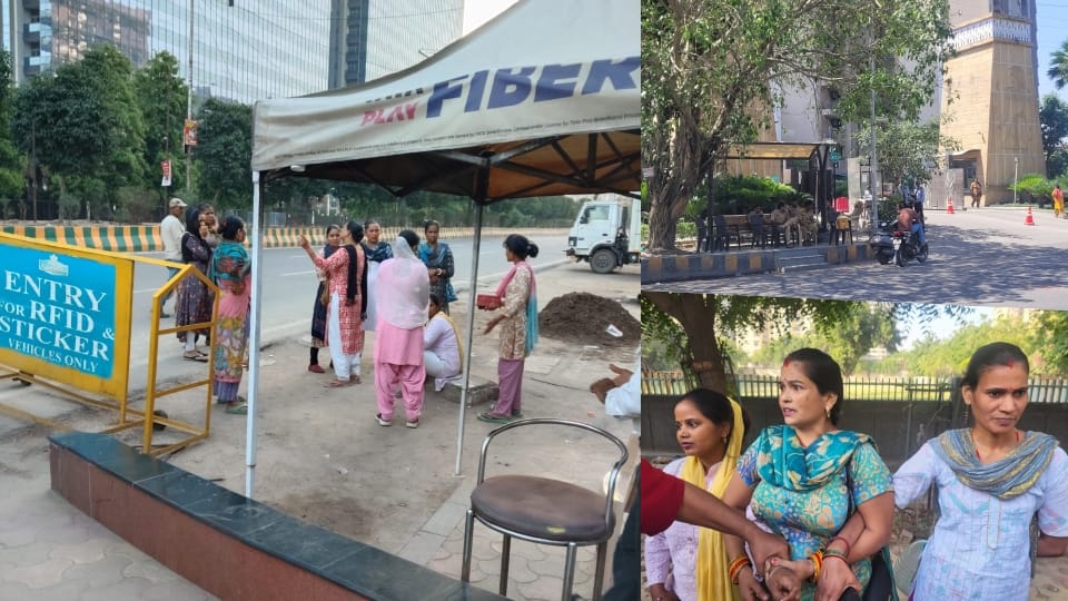 Maids in Noida are protesting over salary hikes