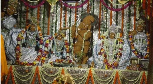 Banke Bihari adorned with sandalwood Mysore Bengaluru