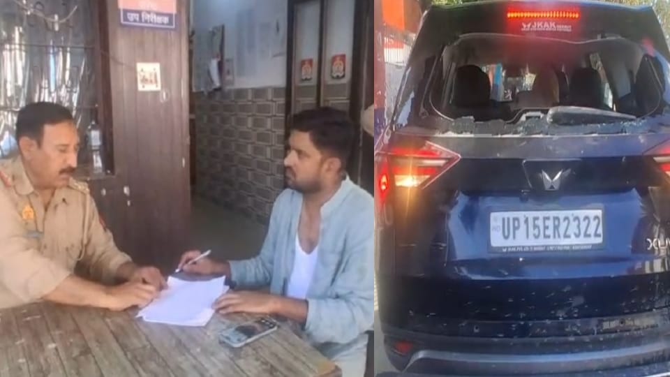 Meerut: Assistant professor of medical Meerut: Assistancollege assaulted, car vandalized