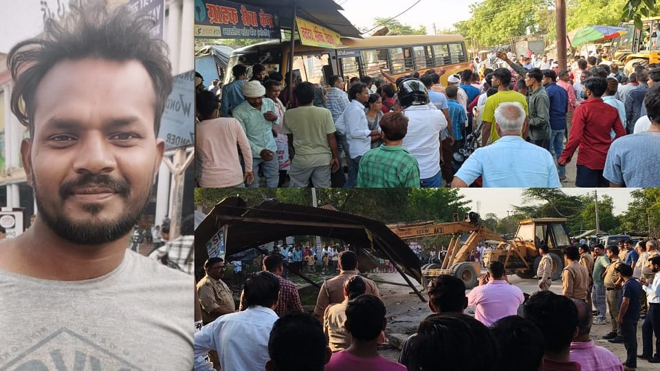 Out-of-control school bus strikes several people one youth dies