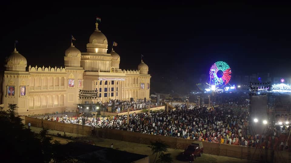 Bhimnagari organized on dr bhimrao  ambedkar jayanti in agra
