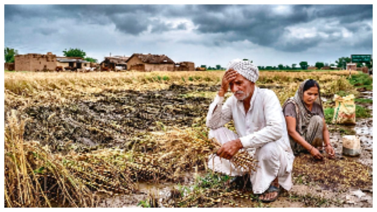Crisis on All Sides for indian farmers Unseasonal Rains and Inflation iran israel war cause pain