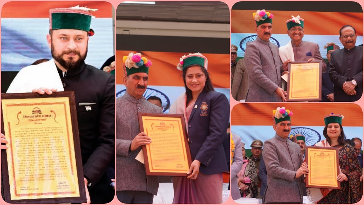 Himachal 5 Honored with Gaurav 8 with Prerna Srot and 2 with Civil Service Awards for Outstanding Work